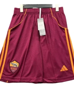 AS Roma Pantalones 2025 2026 Casa Rojo - AS Roma Barata | PTDHMALL