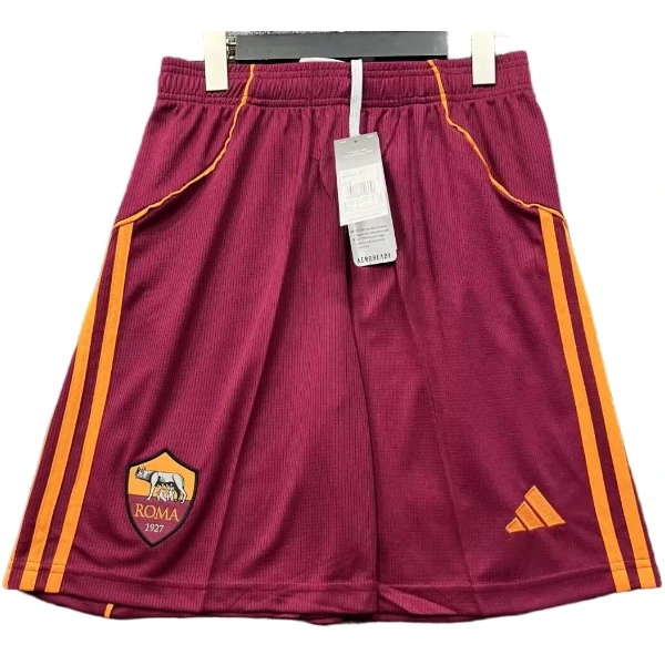 AS Roma Pantalones 2025 2026 Casa Rojo - AS Roma Barata | PTDHMALL