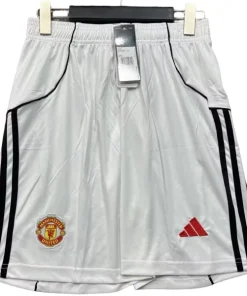 Manchester United Pantalones 2025 2026 Casa Blanco - Manchester United Barata | PTDHMALL