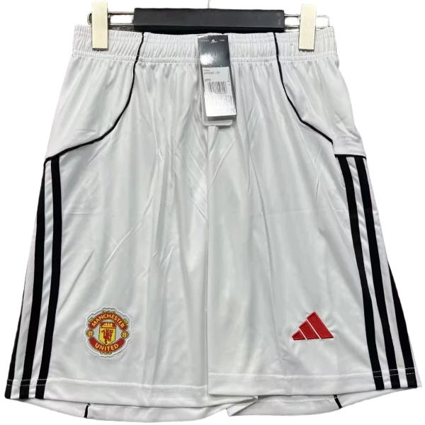 Manchester United Pantalones 2025 2026 Casa Blanco - Manchester United Barata | PTDHMALL