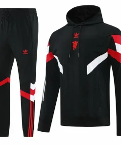 Manchester United Chandal Conjunto 2024 2025 Negro | PTDHMALL
