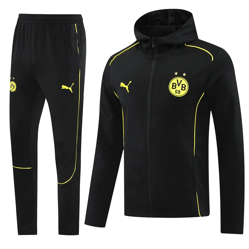 Borussia Dortmund Conjunto 2024 2025 Negro - Borussia Dortmund Barata | PTDHMALL