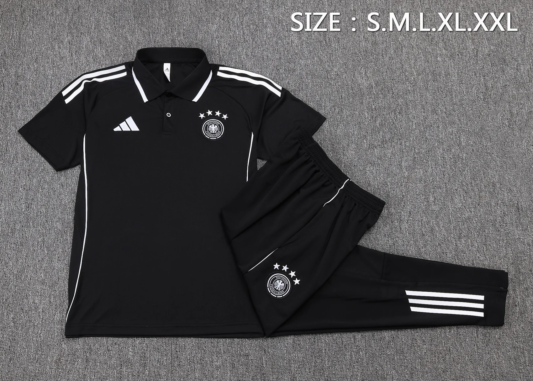 Alemania Conjunto 2025 Negro - Alemania Barata | PTDHMALL