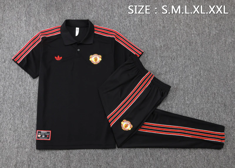 Manchester United Conjunto 2025 2026 Negro - Manchester United Barata | PTDHMALL