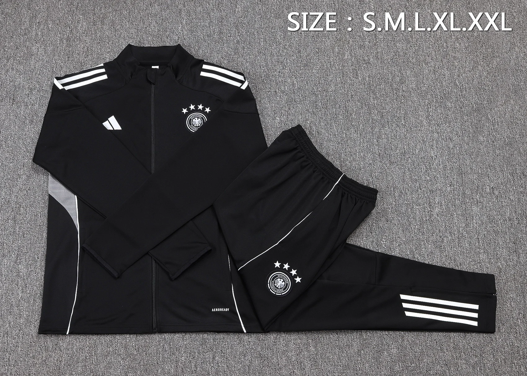 Alemania Chandal Conjunto 2025 Negro | PTDHMALL