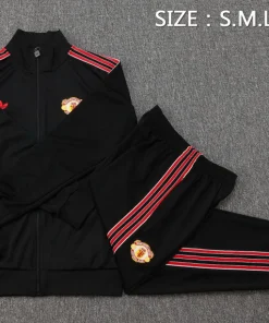 Manchester United Chandal Conjunto 2025 2026 Negro | PTDHMALL