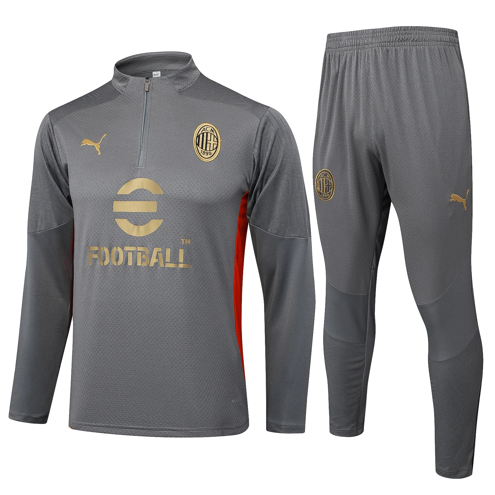 AC Milan Chandal Conjunto 2024 2025 Gris - Chandal Ac Milan 2026 | PTDHMALL