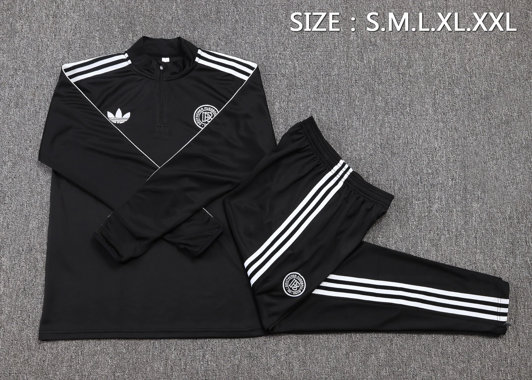 Alemania Chandal Conjunto 2025 Negro | PTDHMALL