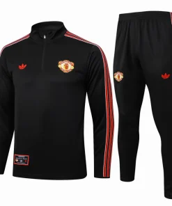 Manchester United Chandal Conjunto 2025 2026 Negro | PTDHMALL