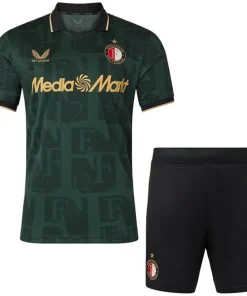 Conjunto 2025 2026 cuarta Verde - Feyenoord Rotterdam Niños Barata | PTDHMALL