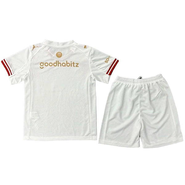 Conjunto 2025 2026 cuarta Blanco - PSV Eindhoven Niños Barata | PTDHMALL