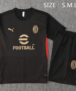 AC Milan Conjunto 2024 2025 Negro - AC Milan Barata | PTDHMALL