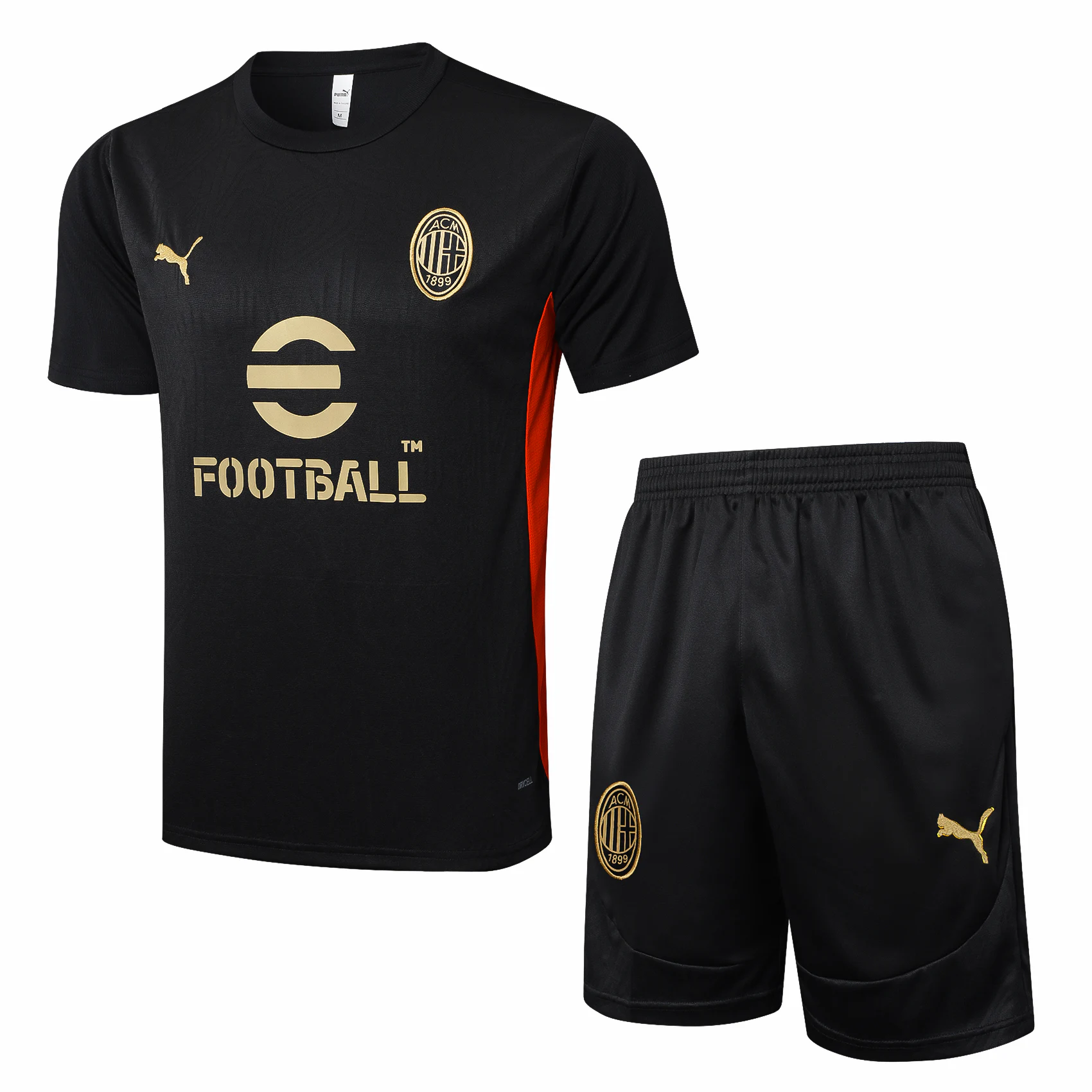 AC Milan Conjunto 2024 2025 Negro - AC Milan Barata | PTDHMALL