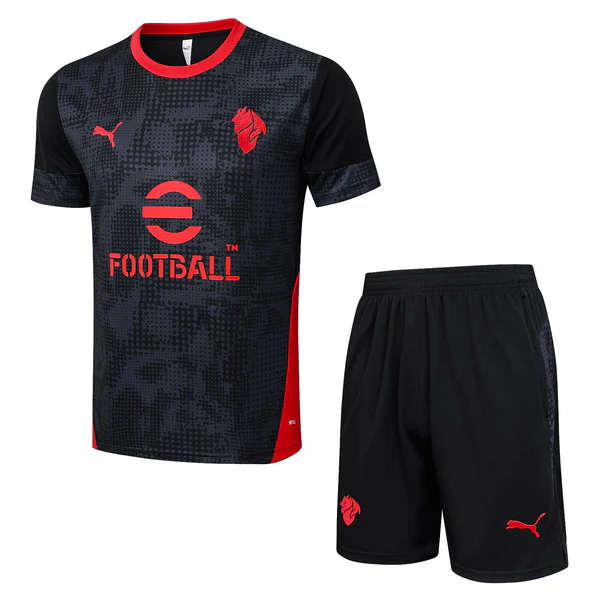 AC Milan Conjunto 2025 2026 Negro - AC Milan Barata | PTDHMALL