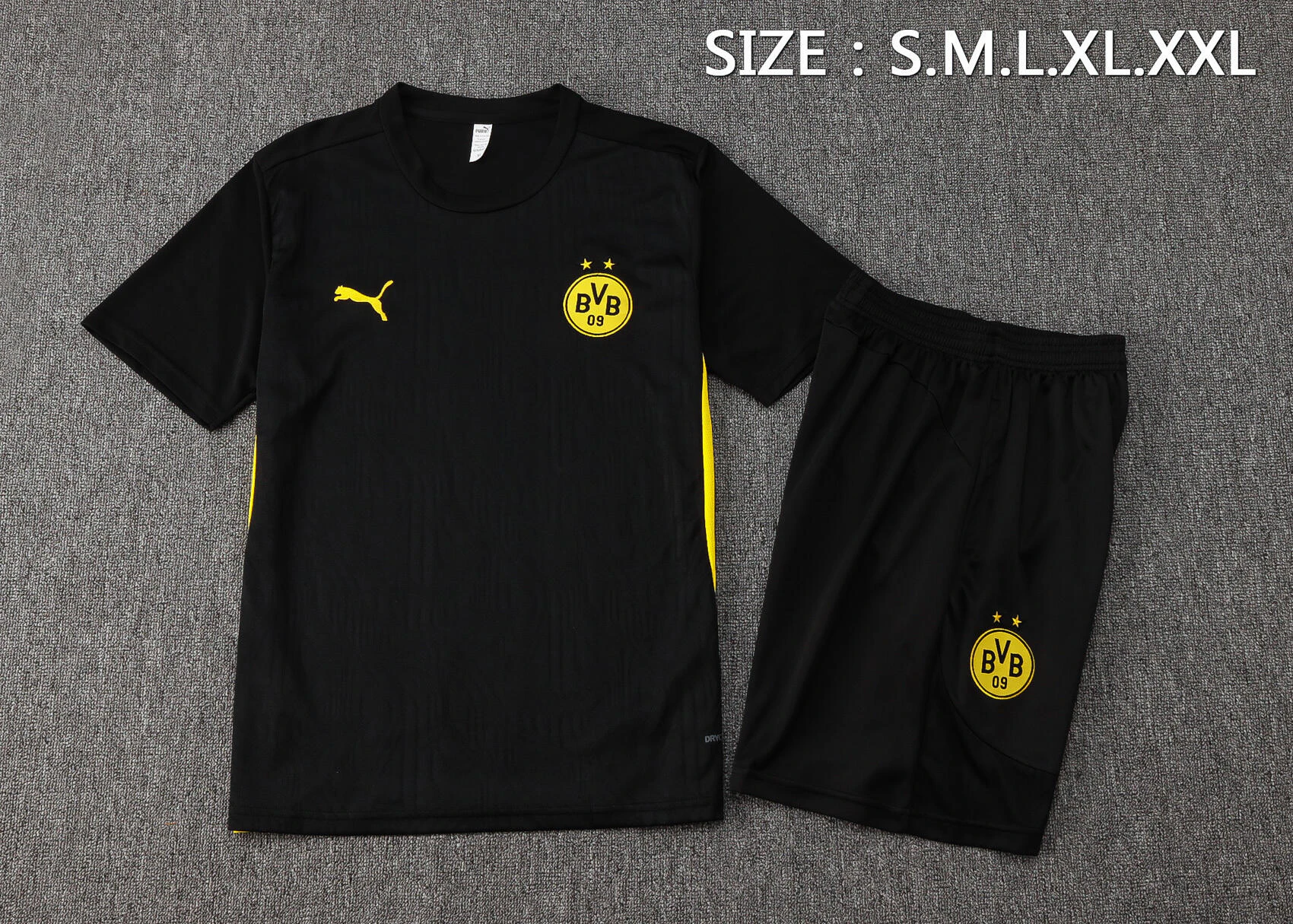 Borussia Dortmund Conjunto 2024 2025 Negro - Borussia Dortmund Barata | PTDHMALL