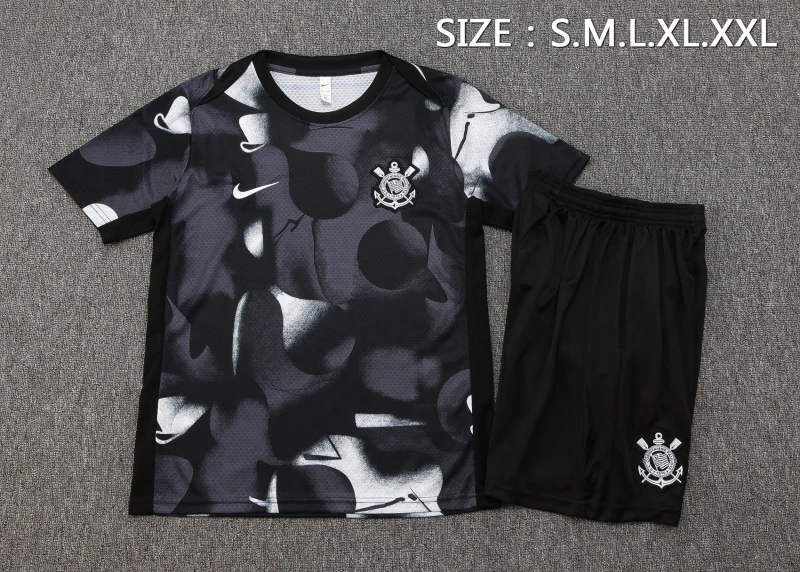 Corinthians Paulista Conjunto 2025 2026 Negro - Corinthians Paulista 2026 | PTDHMALL