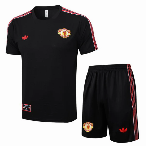 Manchester United Conjunto 2025 2026 Negro - Manchester United Barata | PTDHMALL