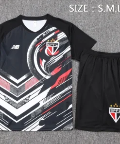 São Paulo Conjunto 2025 2026 Negro - São Paulo Barata | PTDHMALL