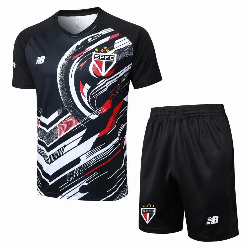 São Paulo Conjunto 2025 2026 Negro - São Paulo Barata | PTDHMALL