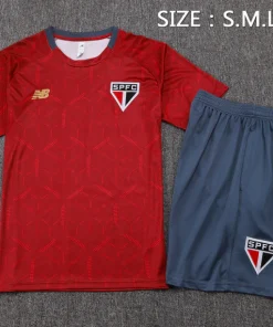 São Paulo Conjunto 2025 2026 Rojo - São Paulo Barata | PTDHMALL