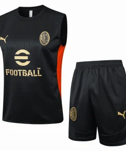 AC Milan Conjunto 2024 2025 Negro - AC Milan Barata | PTDHMALL