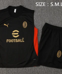 AC Milan Conjunto 2024 2025 Negro - AC Milan Barata | PTDHMALL