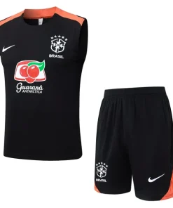 Brasil Conjunto 2026 Negro - Brasil Barata | PTDHMALL