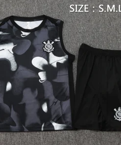 Corinthians Paulista Conjunto 2025 2026 Negro - Corinthians Paulista 2026 | PTDHMALL
