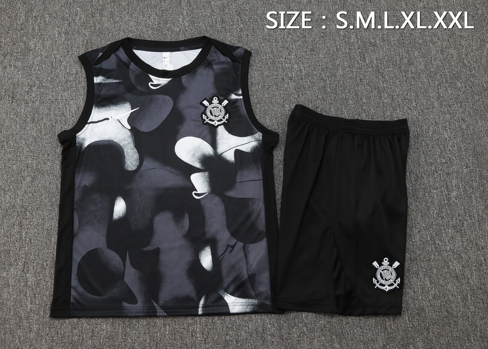 Corinthians Paulista Conjunto 2025 2026 Negro - Corinthians Paulista 2026 | PTDHMALL