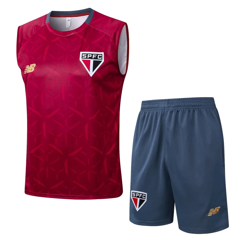 São Paulo Conjunto 2025 2026 Rojo - São Paulo Barata | PTDHMALL