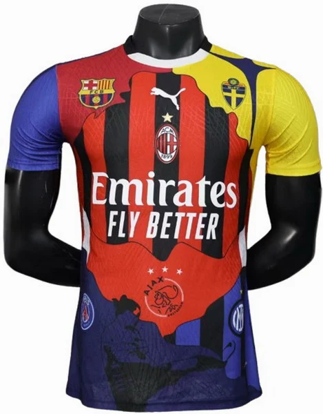 AC Milan Camiseta Edición Jugadores 2025 2026 Especial Roja - Camiseta Serie A AC Milan | PTDHMALL