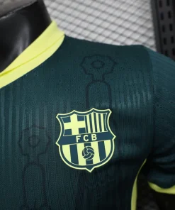 FC Barcelona Camiseta Edición Jugadores 2025 2026 Especial Verde - Camiseta Barcelona | PTDHMALL
