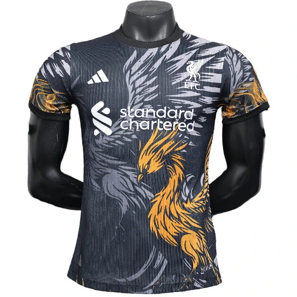 Liverpool Camiseta Edición Jugadores 2025 2026 Especial Negra - Camiseta Liverpool | PTDHMALL