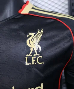 Liverpool Camiseta Edición Jugadores 2025 2026 Especial Negra - Camiseta Liverpool | PTDHMALL