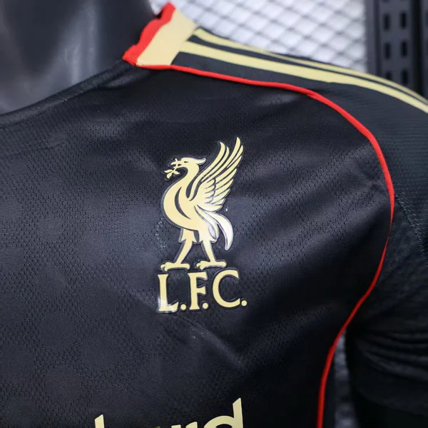 Liverpool Camiseta Edición Jugadores 2025 2026 Especial Negra - Camiseta Liverpool | PTDHMALL