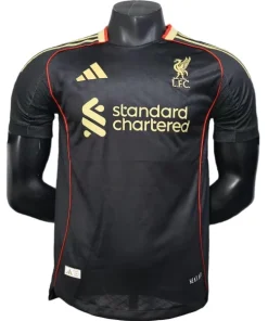 Liverpool Camiseta Edición Jugadores 2025 2026 Especial Negra - Camiseta Liverpool | PTDHMALL