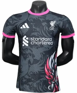 Liverpool Camiseta Edición Jugadores 2025 2026 Especial Negra - Camiseta Liverpool | PTDHMALL