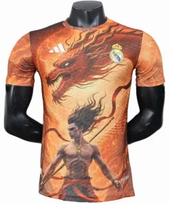 Real Madrid Camiseta Edición Jugadores 2025 2026 Especial Naranja - Camiseta Real Madrid | PTDHMALL