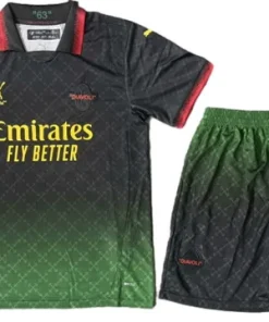 AC Milan Conjunto 2024 2025 Negro - AC Milan Barata | PTDHMALL