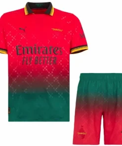 AC Milan Conjunto 2024 2025 Rojo - AC Milan Barata | PTDHMALL