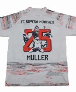 Muller #25 - Bayern Múnich Camiseta 2025 2026 Segunda Blanca - Camiseta Bayern Múnich 2026 | PTDHMALL