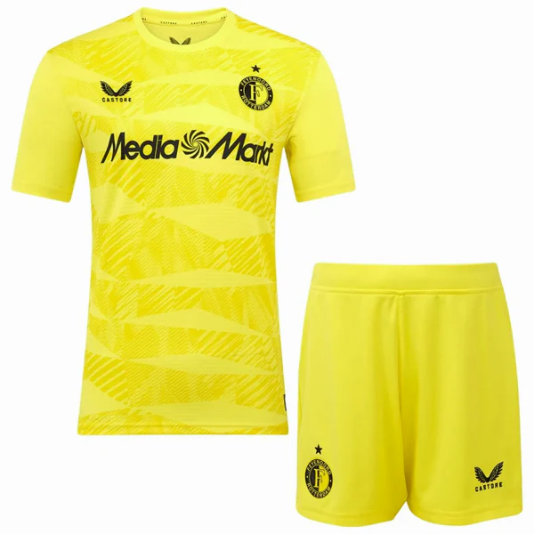 Conjunto 2025 2026 Portero Amarillo - Feyenoord Rotterdam Niños Barata | PTDHMALL