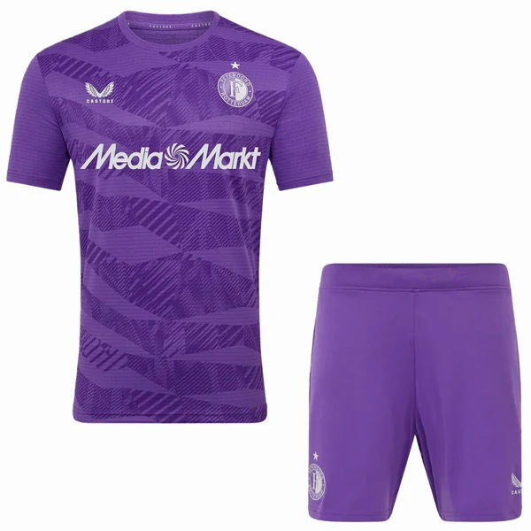 Conjunto 2025 2026 Portero Púrpura - Feyenoord Rotterdam Niños Barata | PTDHMALL
