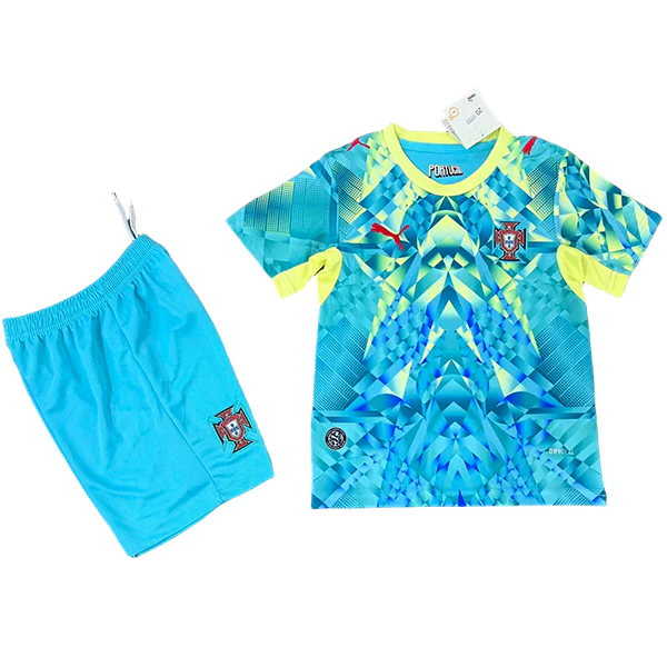 Conjunto 2026 Portero Verde - Equipacion Portugal Niños | PTDHMALL
