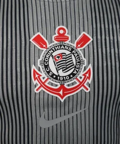 Corinthians Paulista Camiseta Edición Jugadores 2025 2026 Portero Gris | PTDHMALL
