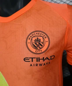 Manchester City Camiseta Edición Jugadores 2025 2026 Portero Naranja - Camiseta Manchester City | PTDHMALL