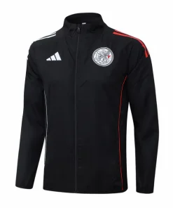Ajax Rompevientos 2025 2026 Negro - Portero Ajax | PTDHMALL