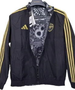 Arsenal Rompevientos 2023 2024 Negro - Arsenal Barata | PTDHMALL