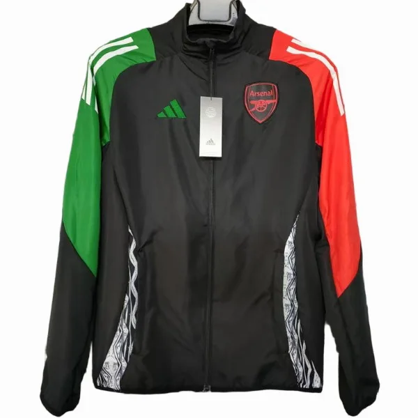 Arsenal Chandal Rompevientos 2024 2025 Negro - Camisetas De Futbol Retro | PTDHMALL