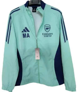Arsenal Chandal Rompevientos 2024 2025 Verde - Camisetas De Futbol Retro | PTDHMALL
